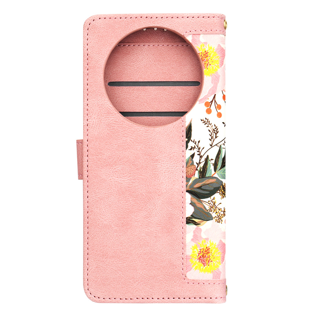 Deksel for Honor Magic8 Lite, Techsuit, FlipCraft, Rosa