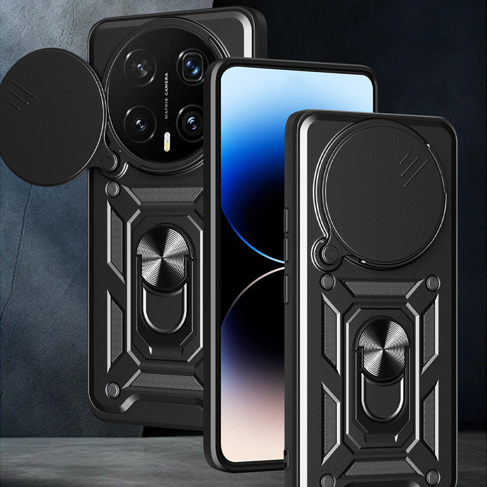 Deksel for Honor Magic8 Pro, Techsuit, CamShield, Roségull