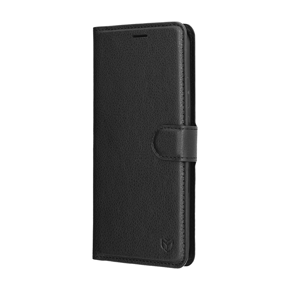 Deksel for Honor Magic8 Pro, Techsuit, Leather Folio, Svart