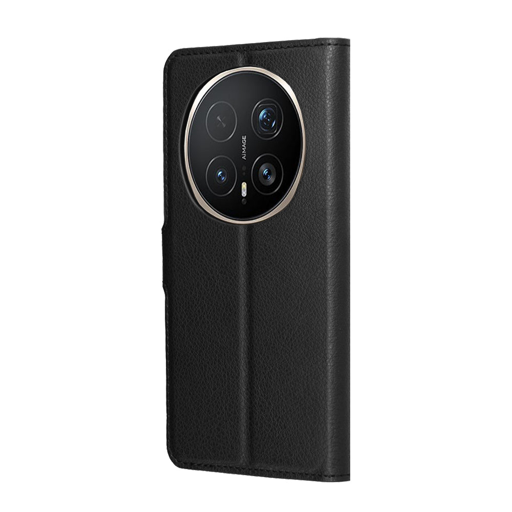 Deksel for Honor Magic8 Pro, Techsuit, Leather Folio, Svart