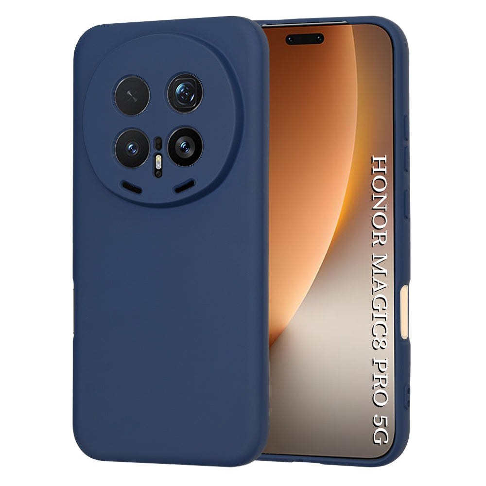 Deksel for Honor Magic8 Pro, Techsuit, SoftFlex, Marineblå