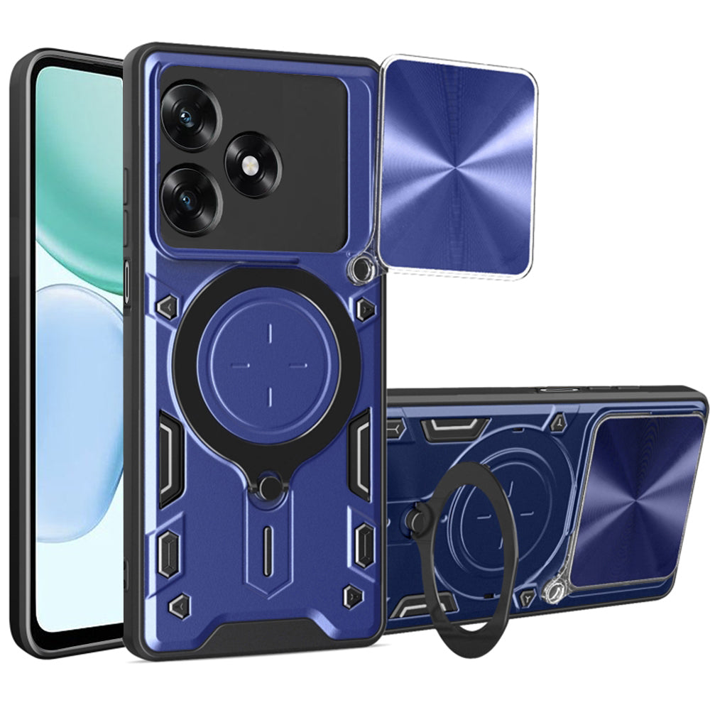 Deksel for Honor X5c Plus, Techsuit, CamGuard Pro, Blå