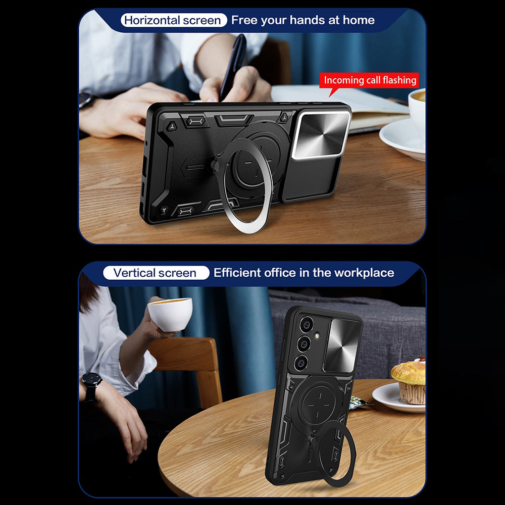 Deksel for Honor X5c Plus, Techsuit, CamGuard Pro, Blå