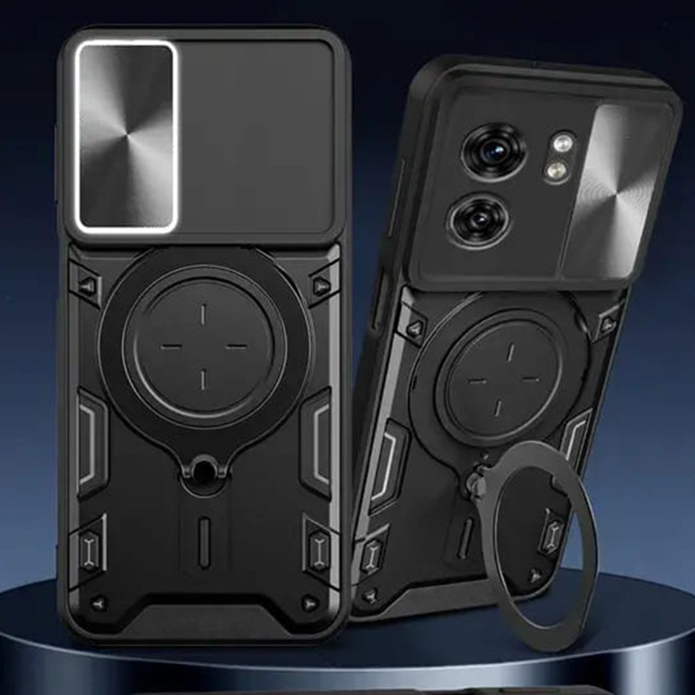 Deksel for Honor X5c Plus, Techsuit, CamGuard Pro, Svart