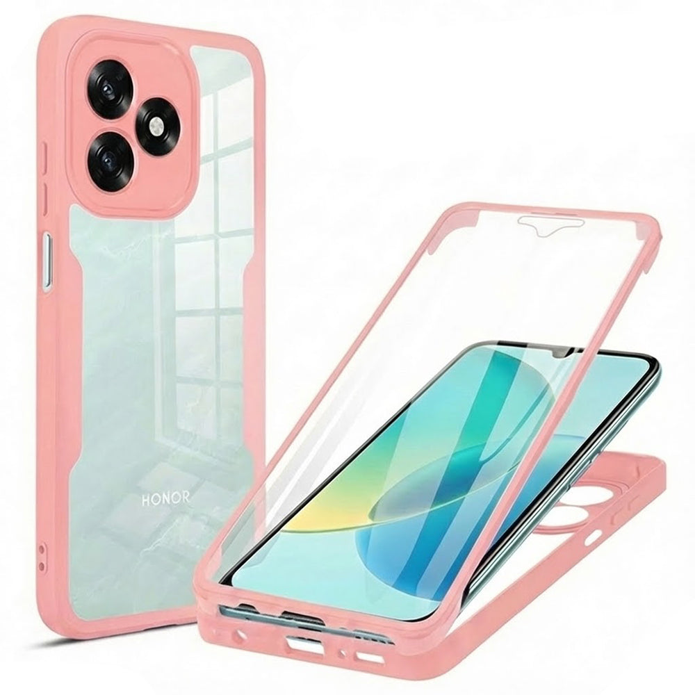 Deksel for Honor X5c Plus, Techsuit, ColorVerse 360, Rosa