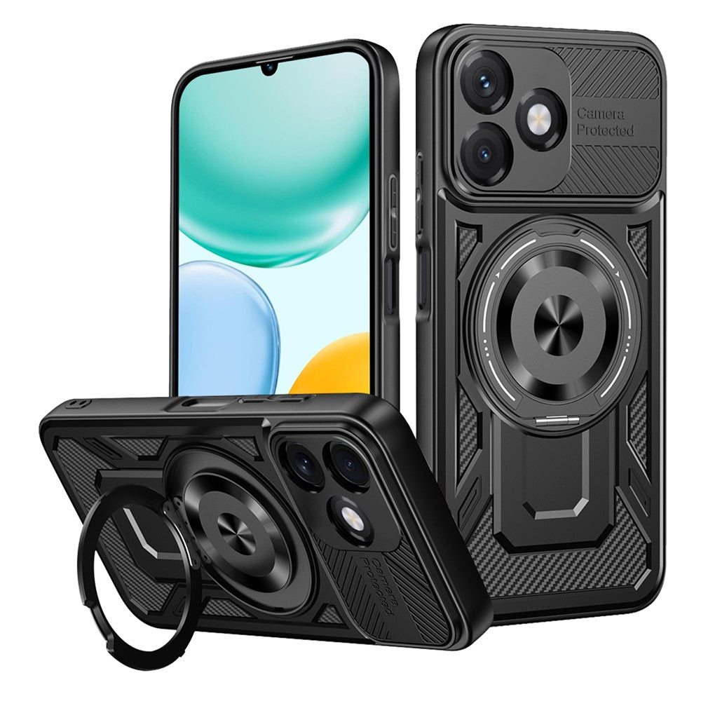 Deksel for Honor X5c Plus, Techsuit, RuggedCam, Svart