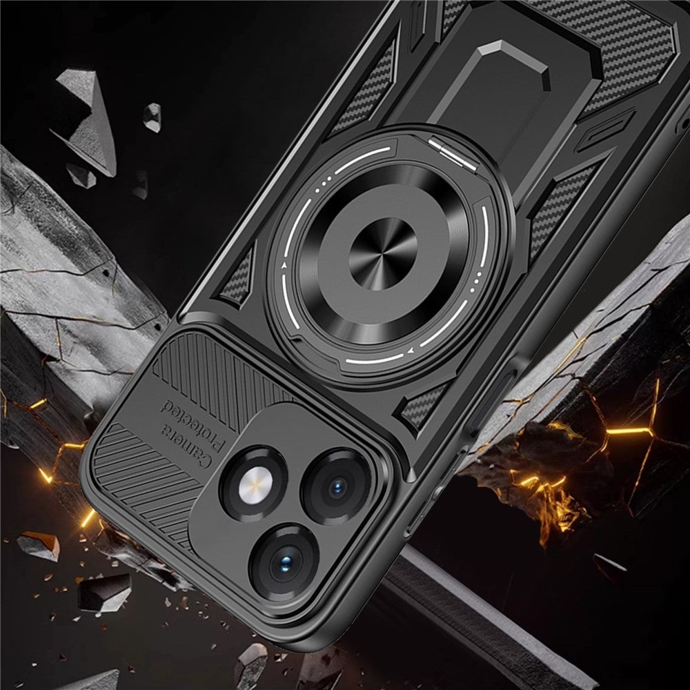 Deksel for Honor X5c Plus, Techsuit, RuggedCam, Svart
