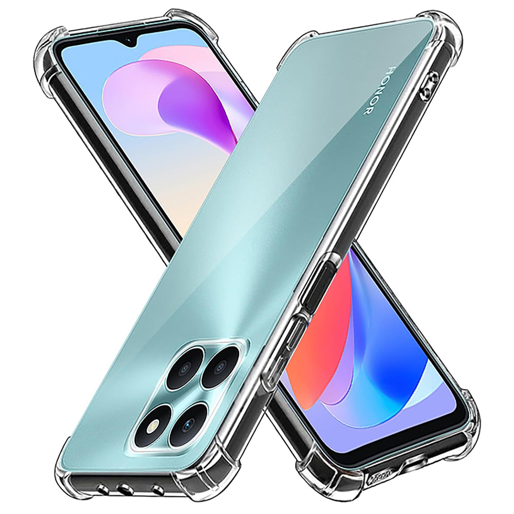 Deksel for Honor X6a, Techsuit, Shockproof Clear, Gjennomsiktig