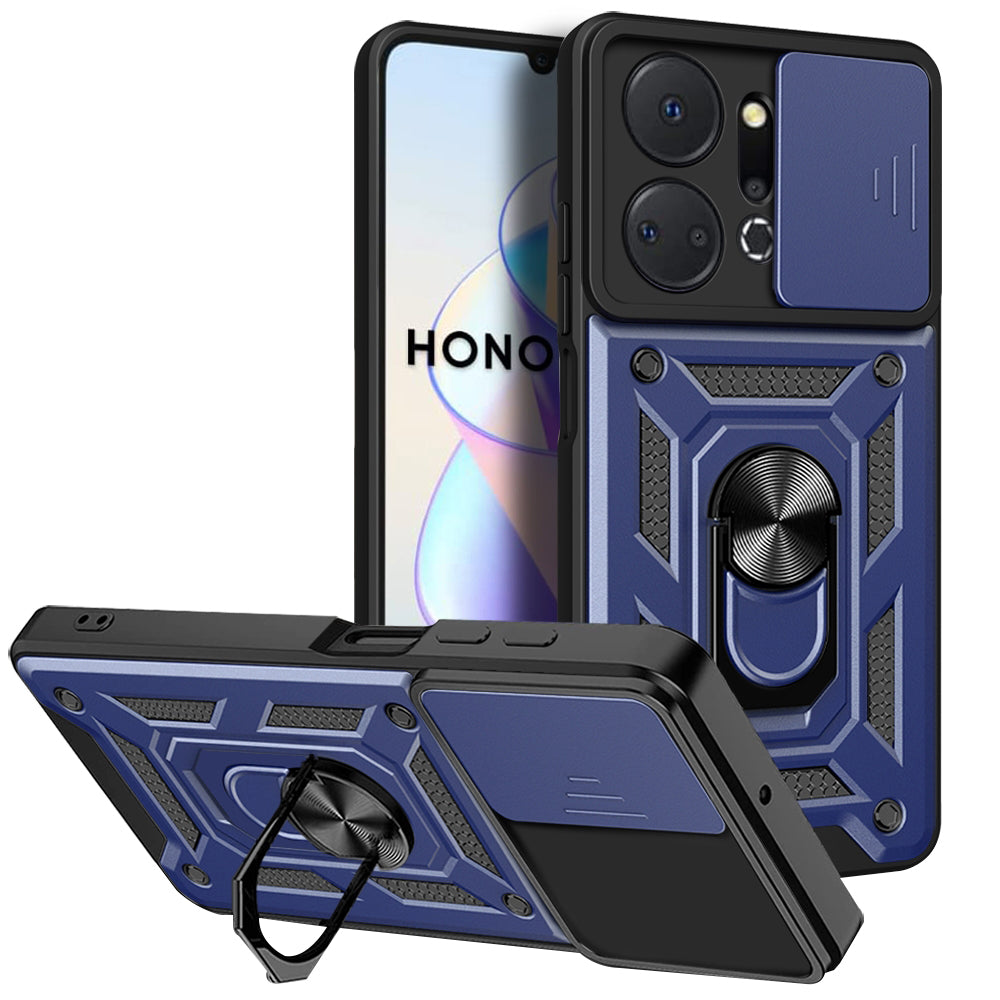 Deksel for Honor X7a, Techsuit, CamShield, Blå