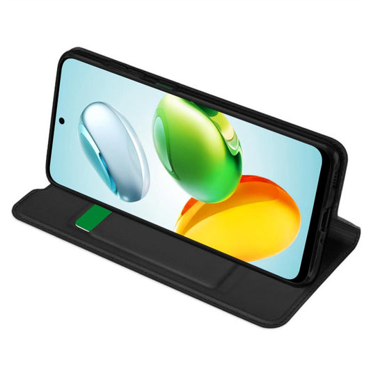 Deksel for Honor X7c / 200 Smart, Techsuit, Magskin Book, Svart
