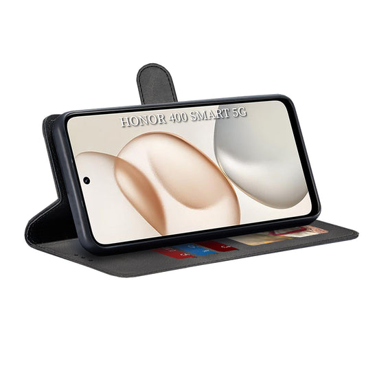 Deksel for Honor 400 Smart 4G / X7d 4G, Techsuit, Diary Book, Svart
