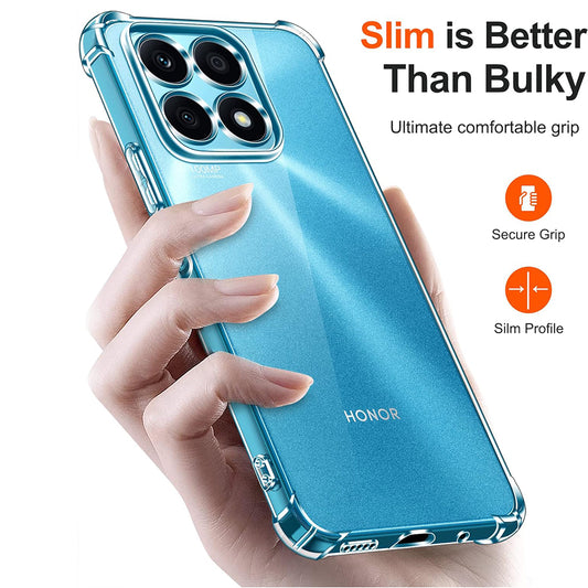 Deksel til Honor X8a, Techsuit, Støtsikker Klar, Transparent
