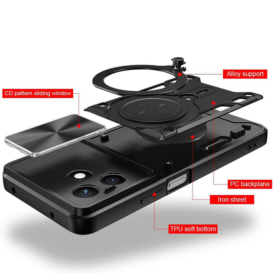 Deksel til Honor X8d, Techsuit, CamGuard Pro, Blå