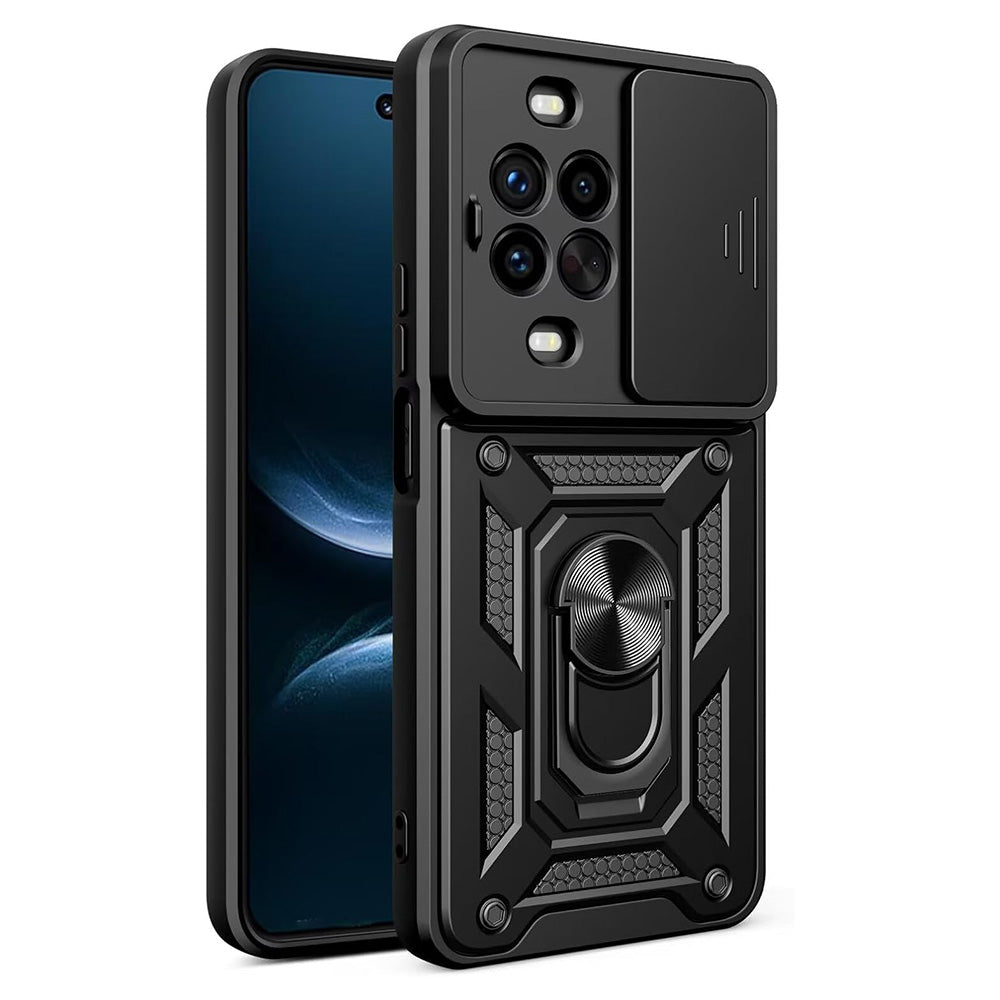 Deksel for Huawei nova 14 Pro, Techsuit, CamShield, Svart
