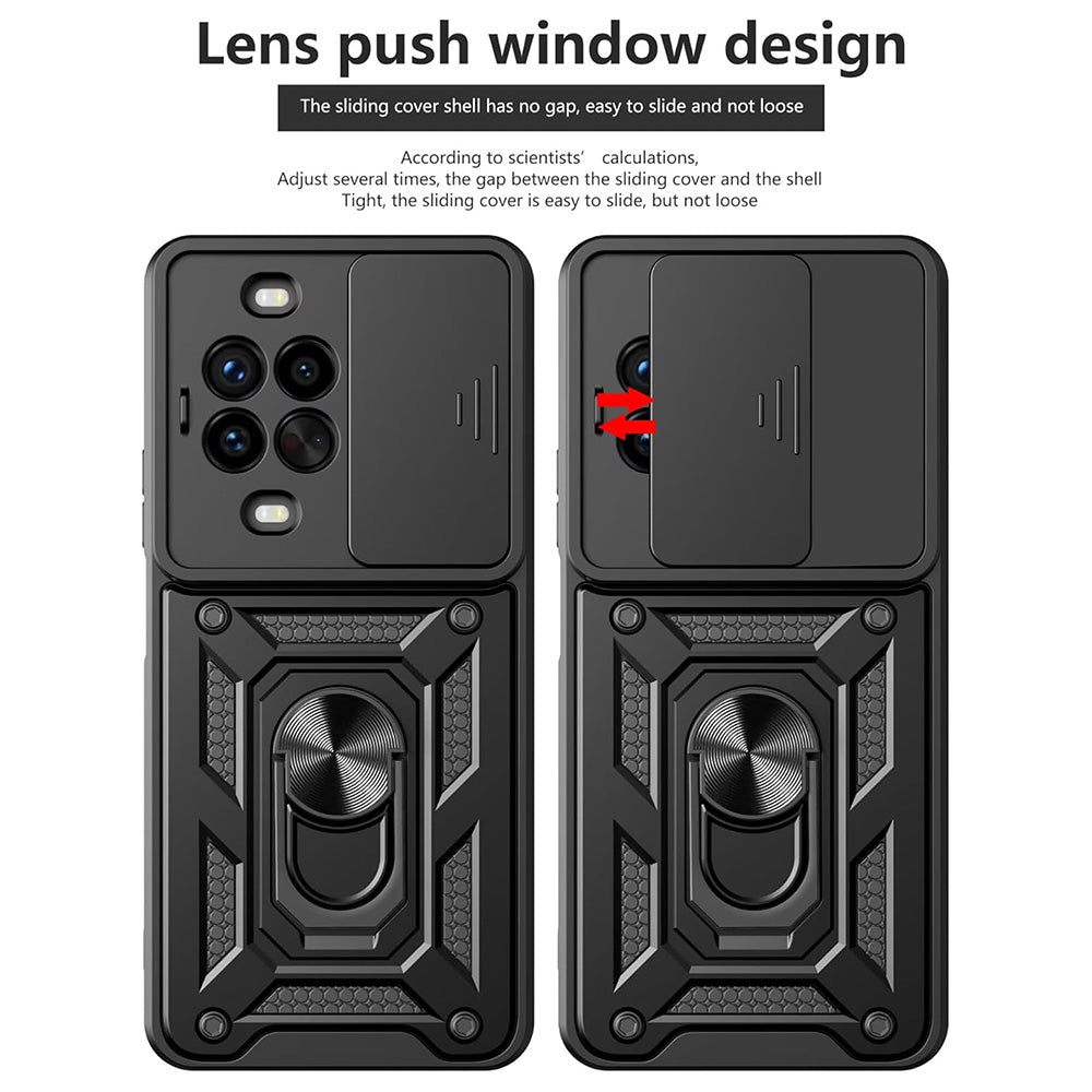 Deksel for Huawei nova 14 Pro, Techsuit, CamShield, Svart