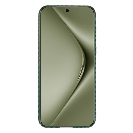 Deksel til Huawei Pura 70 Ultra, Techsuit, Carbonite FiberShell, Grønn