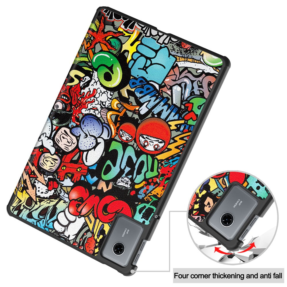 Etui for Lenovo Idea Tab 11, Techsuit, FoldPro Urban Vibe, Flerfarget