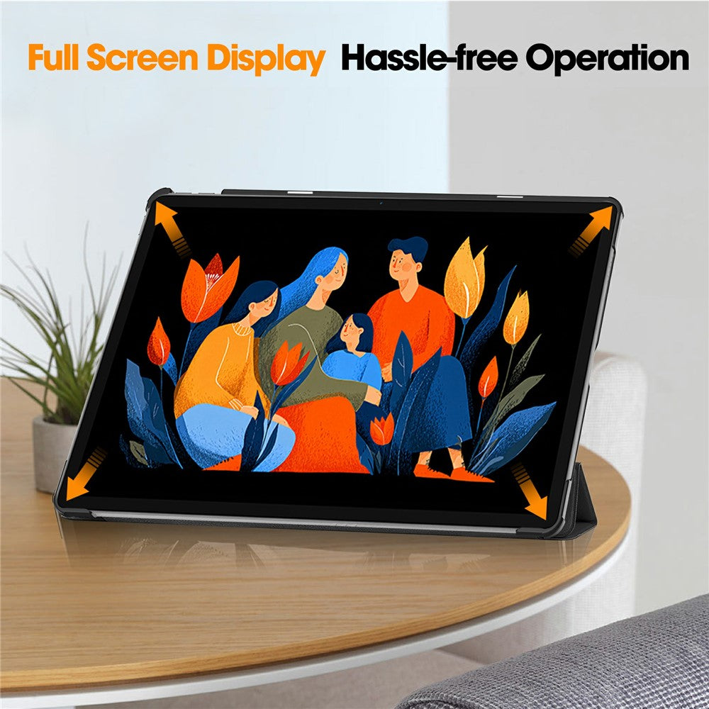 Etui for Lenovo Idea Tab Plus, Techsuit, FoldPro, Svart
