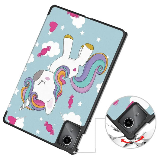 Deksel for Lenovo Tab M11, Techsuit, FoldPro Unicorn, Flerfarget