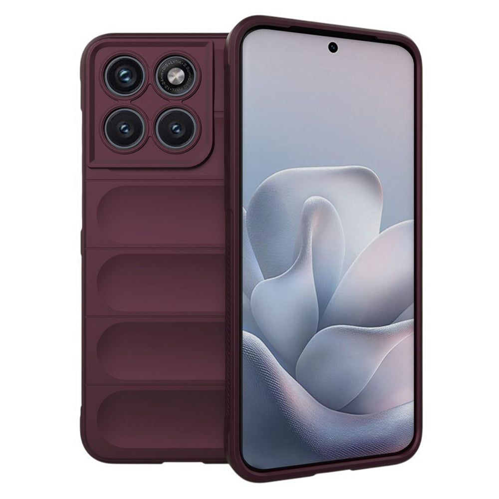 Deksel til Motorola Edge 70 Fusion, Techsuit, Magic Shield, Burgunder