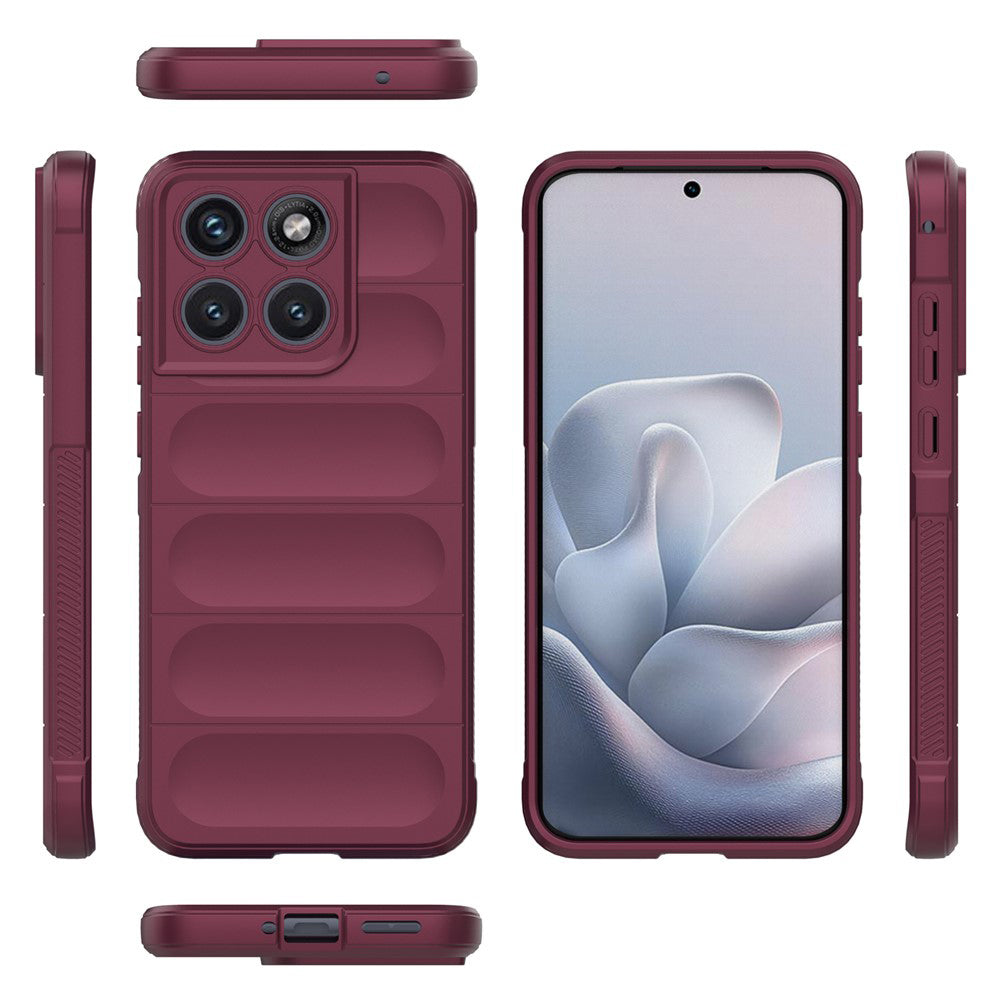 Deksel til Motorola Edge 70 Fusion, Techsuit, Magic Shield, Burgunder