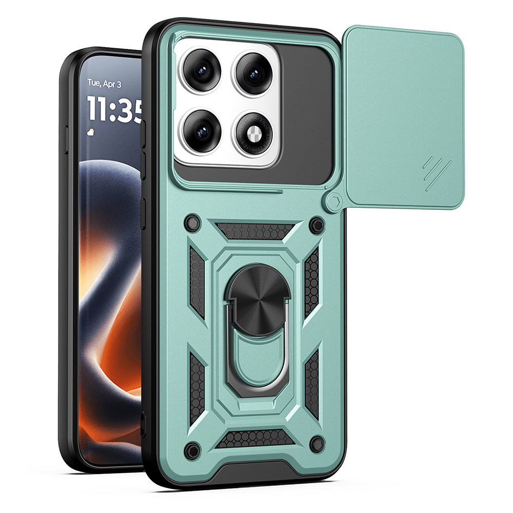Deksel til Motorola Edge 70 Pro, Techsuit, CamShield, Grønn