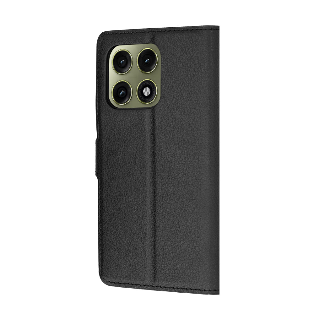 Deksel for Motorola Edge 70 Pro, Techsuit, Leather Folio, Svart