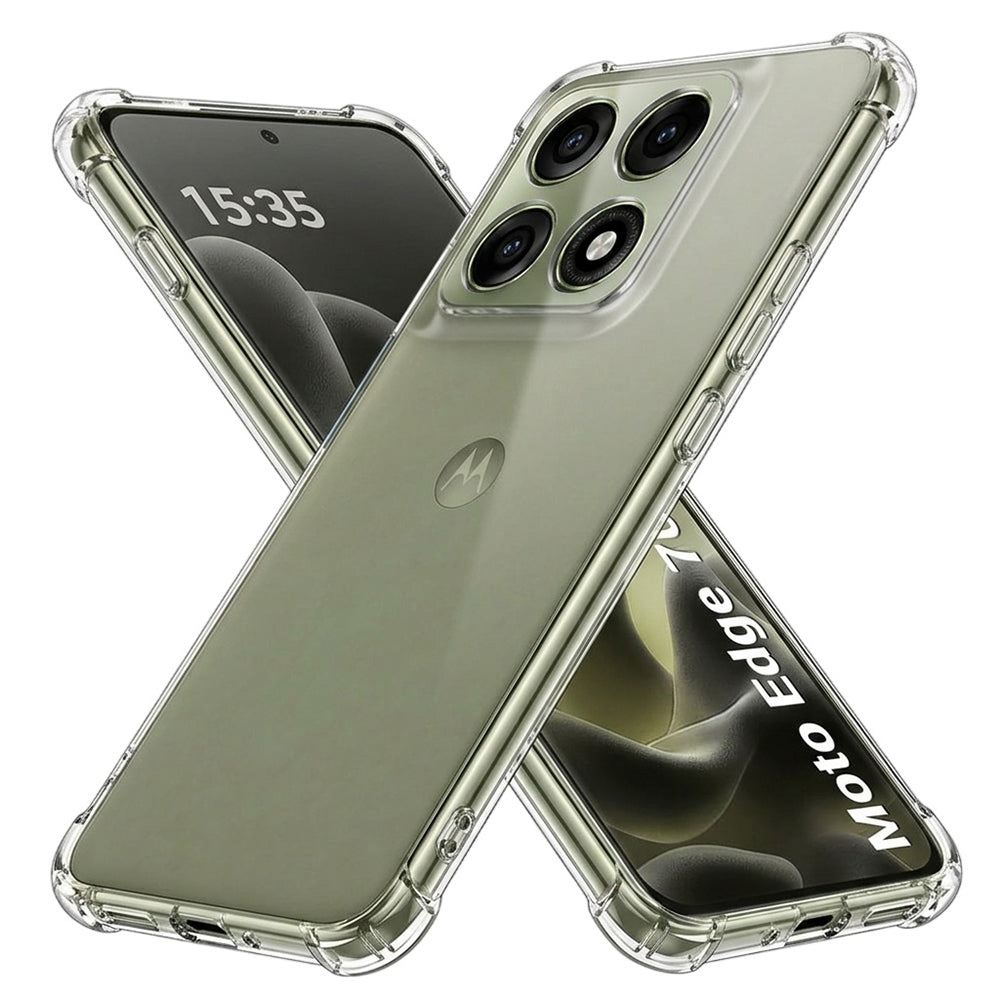 Deksel til Motorola Edge 70 Pro, Techsuit, Støtsikker Klar, Transparent