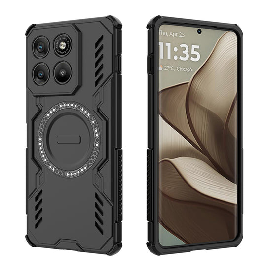 Deksel for Motorola Edge 70, Techsuit, ArmorMag, Blå