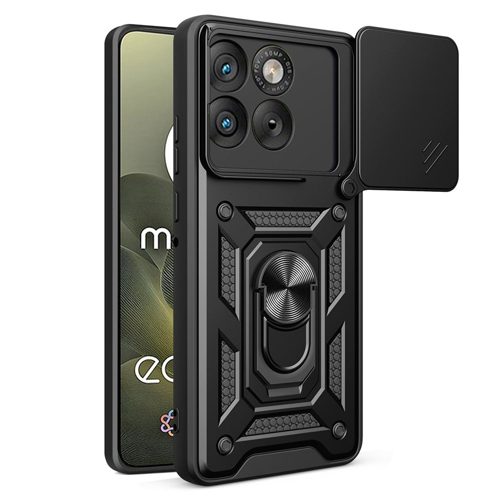Deksel for Motorola Edge 70, Techsuit, CamShield, Svart