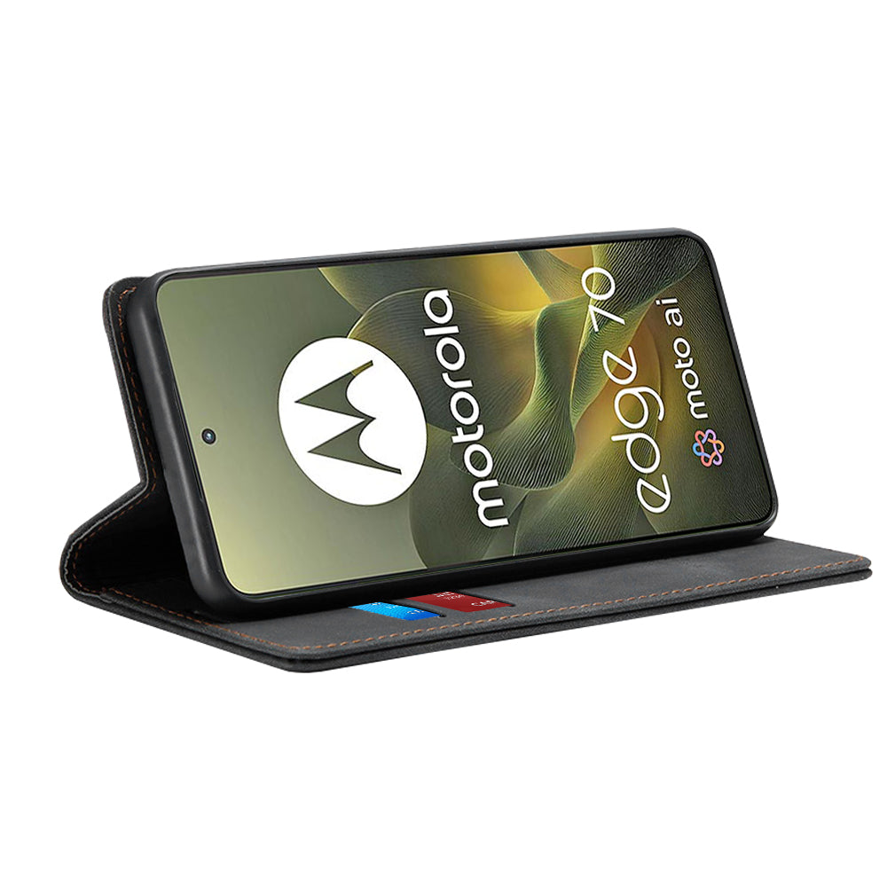 Deksel for Motorola Edge 70, Techsuit, Confy, Svart