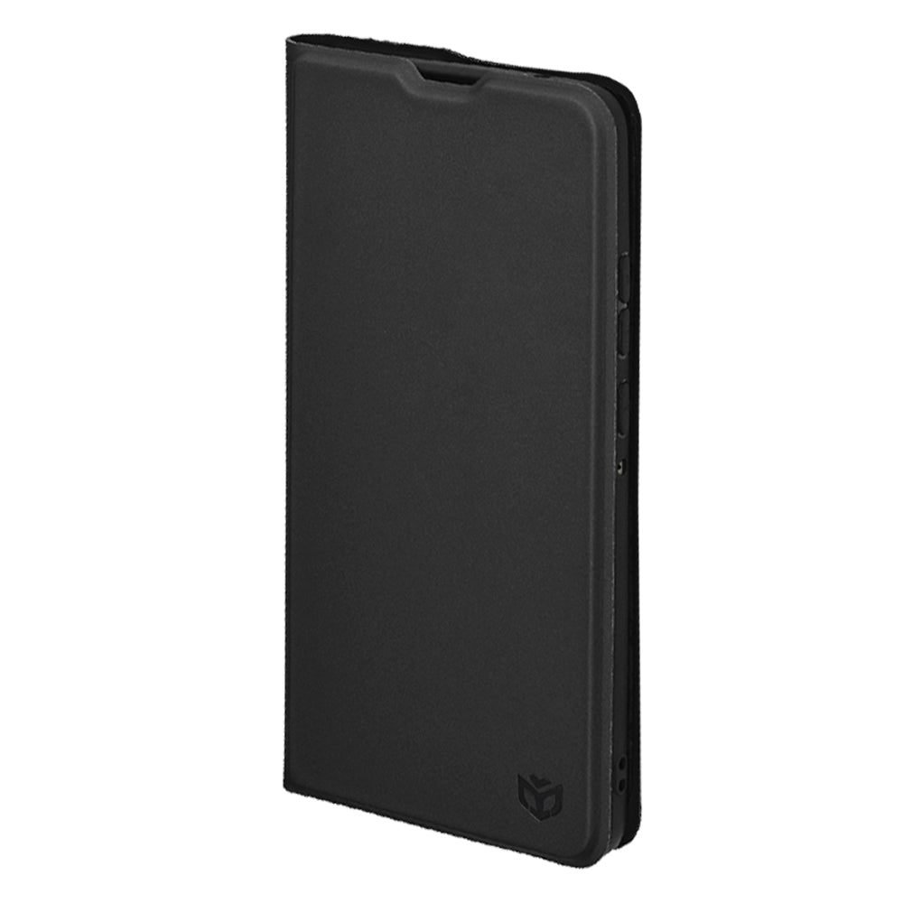 Deksel for Motorola Edge 70, Techsuit, Magskin Book, Svart