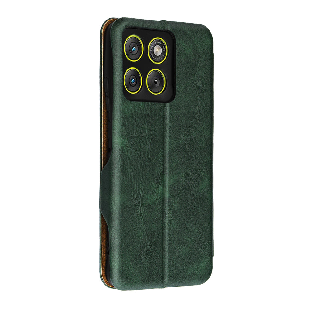 Deksel for Motorola Edge 70, Techsuit, Safe Wallet Plus, Grønn