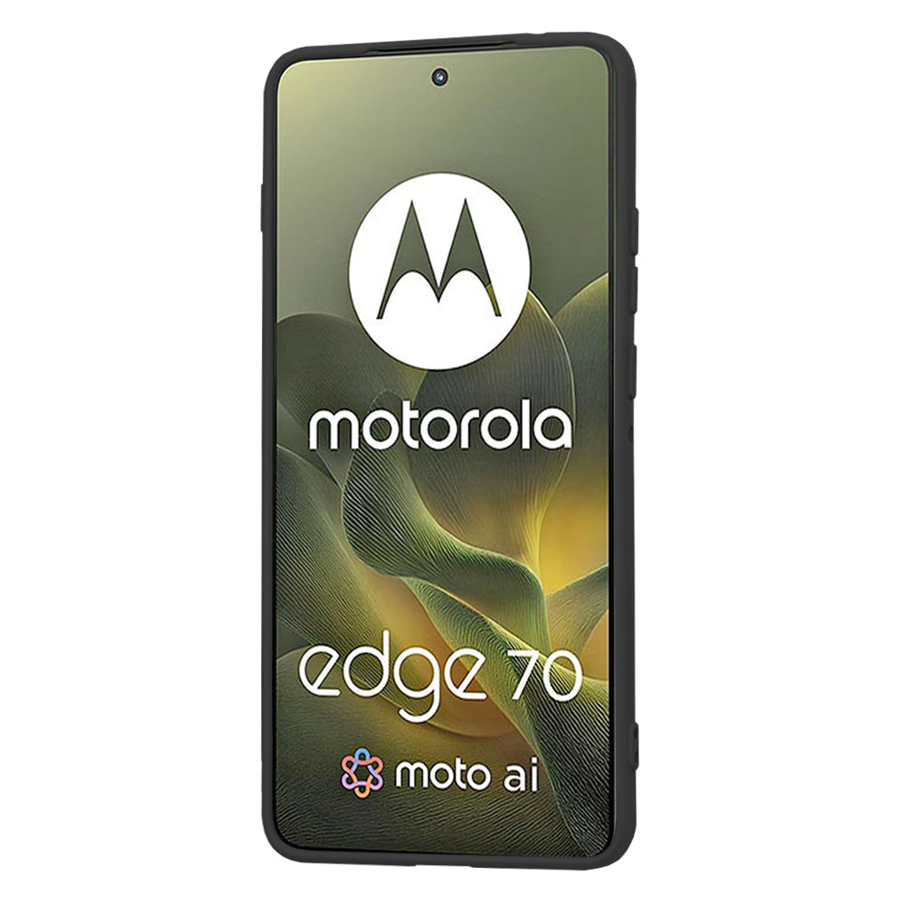 Deksel for Motorola Edge 70, Techsuit, SoftFlex, Svart
