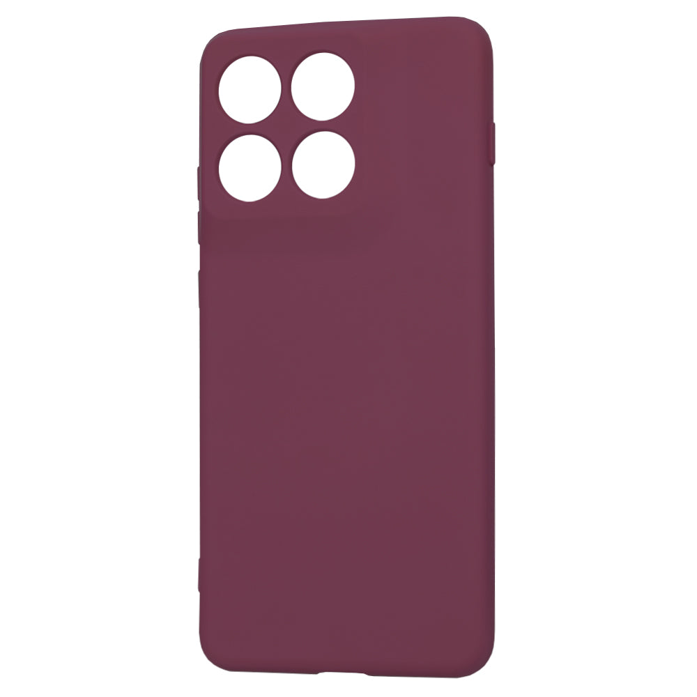 Deksel for Motorola Edge 70, Techsuit, SoftFlex, Kirsebærrød