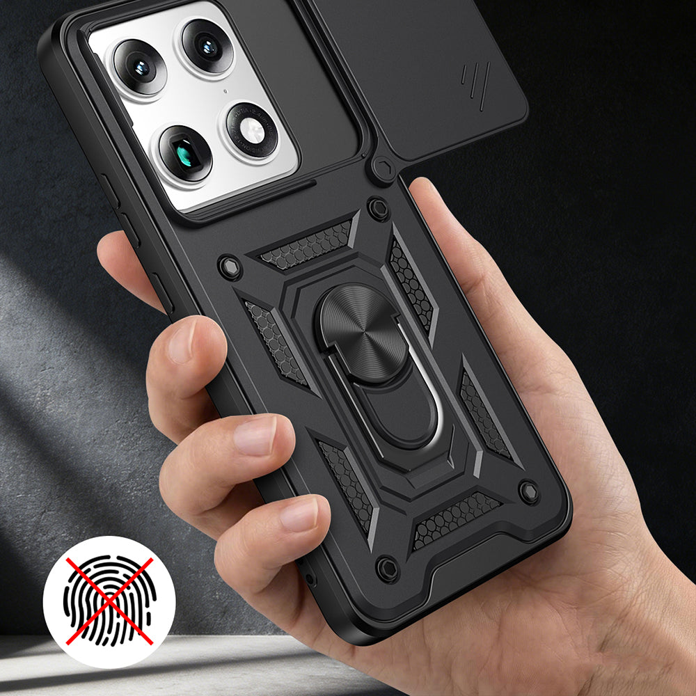 Deksel for Motorola Edge 70 Ultra / Signature, Techsuit, CamShield, Svart
