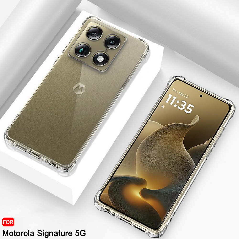 Deksel for Motorola Edge 70 Ultra / Signature, Techsuit, Shockproof Clear, Transparent