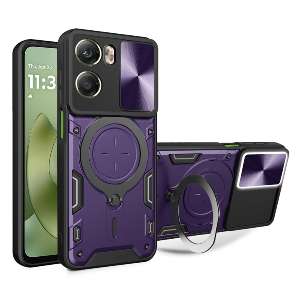 Deksel for Motorola Moto G06, Techsuit, CamGuard Pro, Lilla