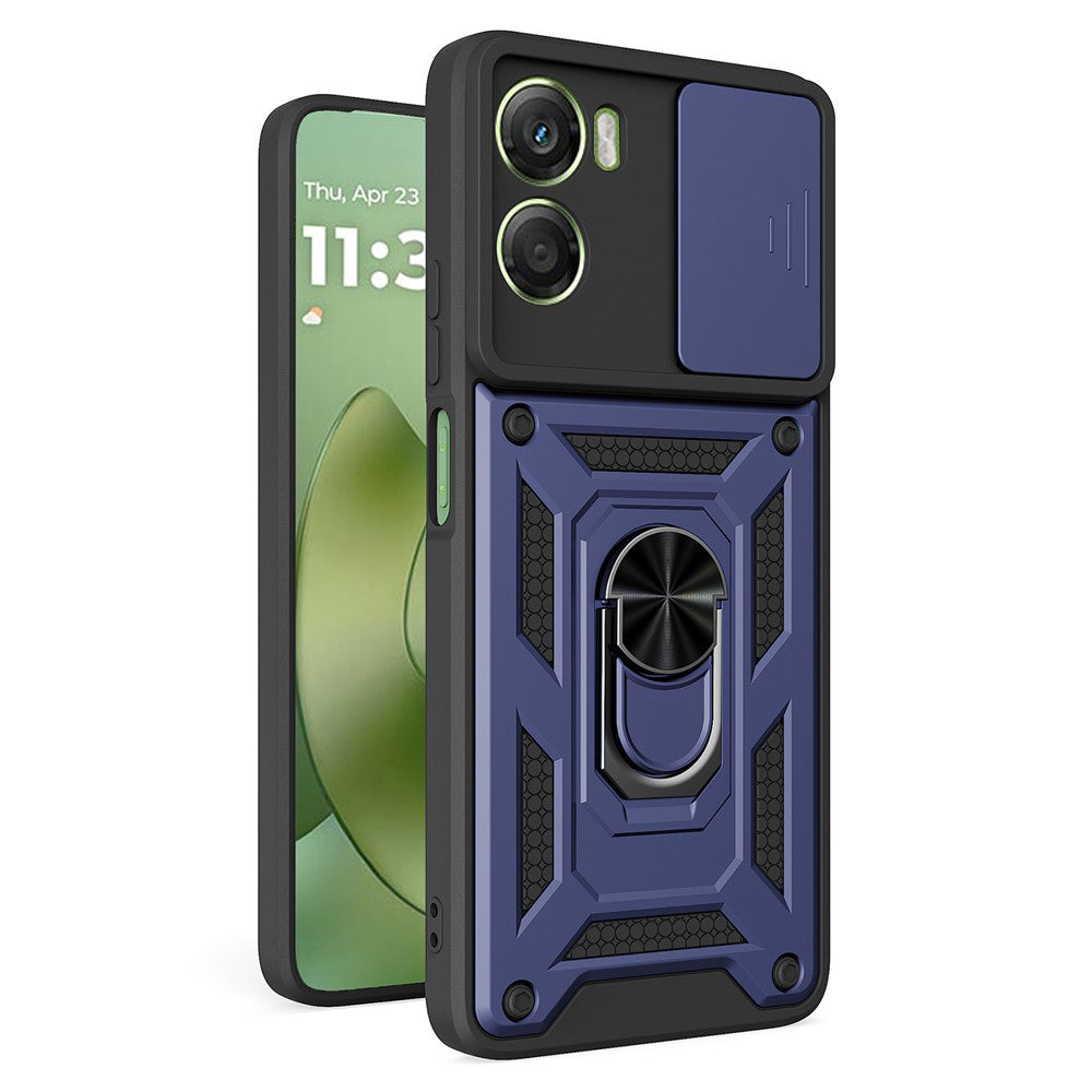Deksel for Motorola Moto G06, Techsuit, CamShield, Blå