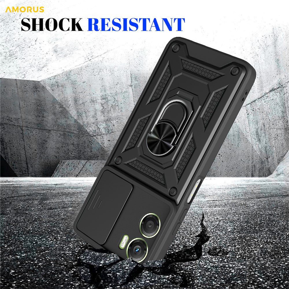 Deksel for Motorola Moto G06, Techsuit, CamShield, Blå