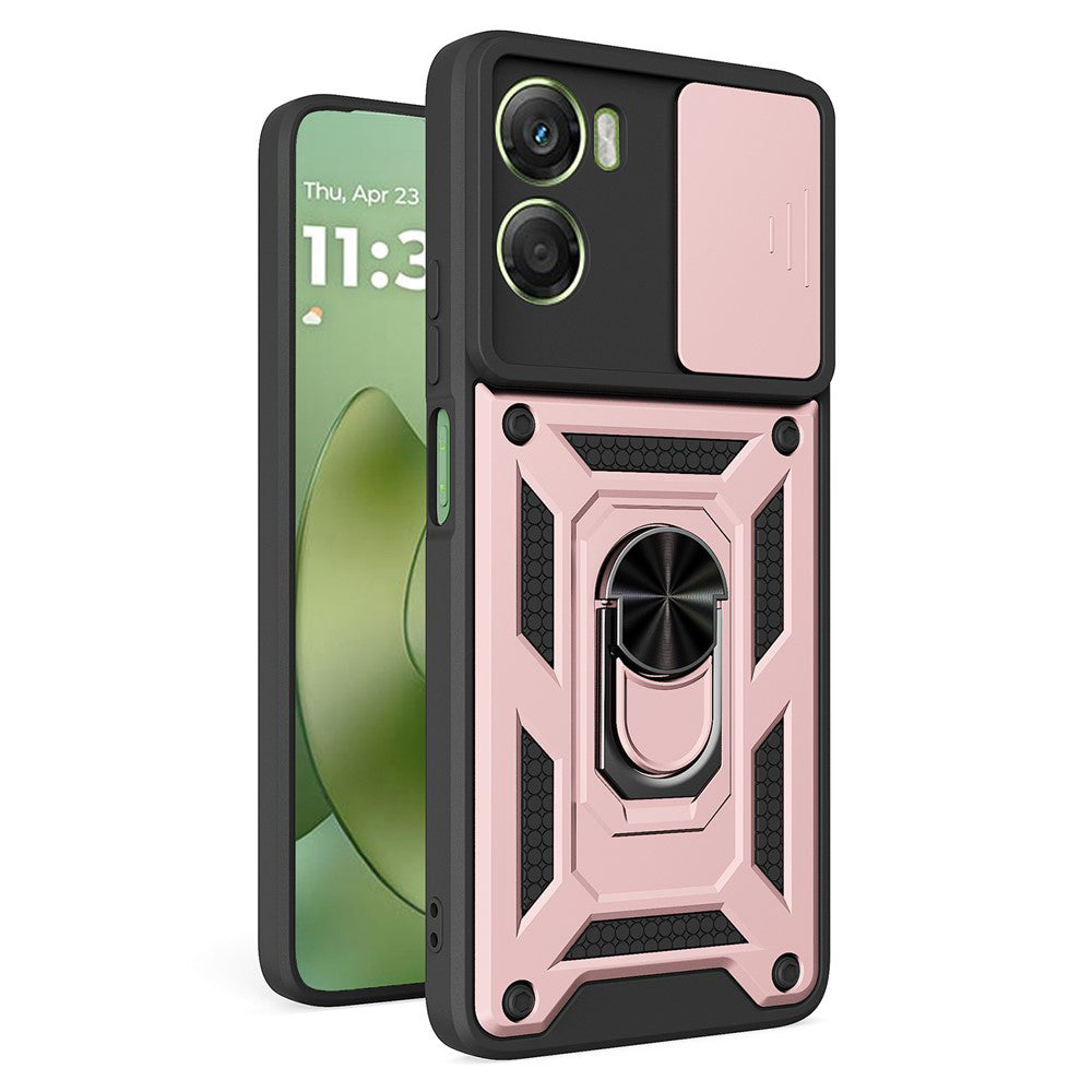 Deksel for Motorola Moto G06, Techsuit, CamShield, Roségull