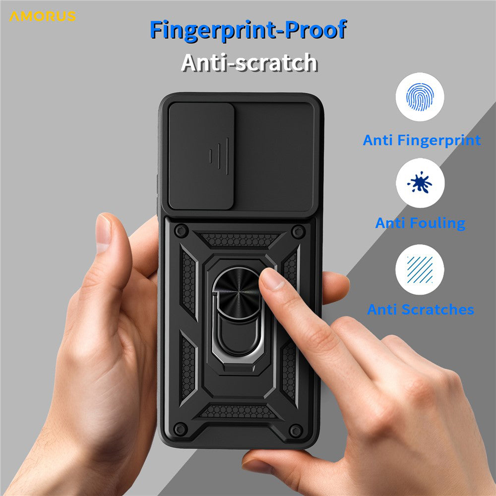 Deksel for Motorola Moto G06, Techsuit, CamShield, Roségull