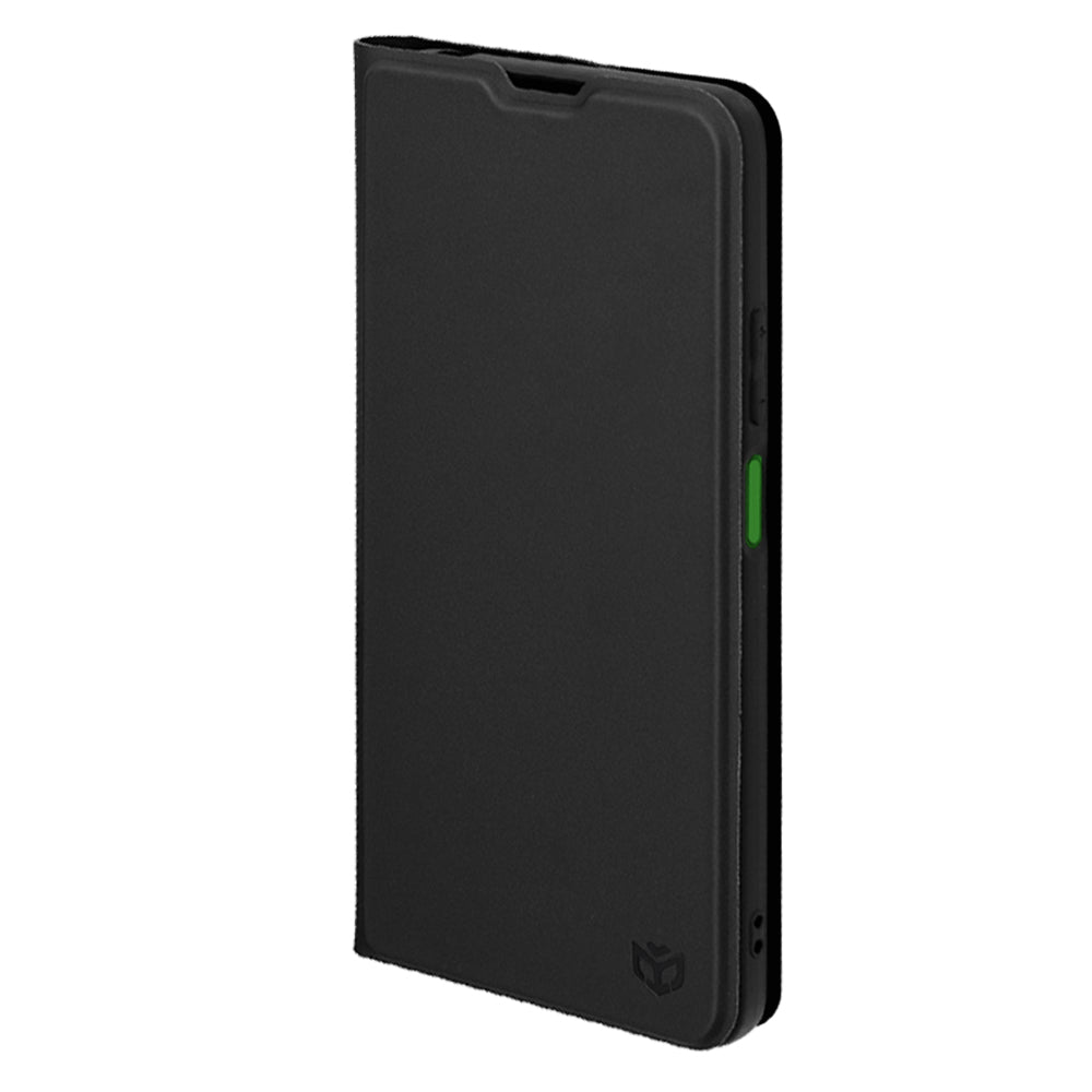 Deksel for Motorola Moto G06, Techsuit, Magskin Book, Svart