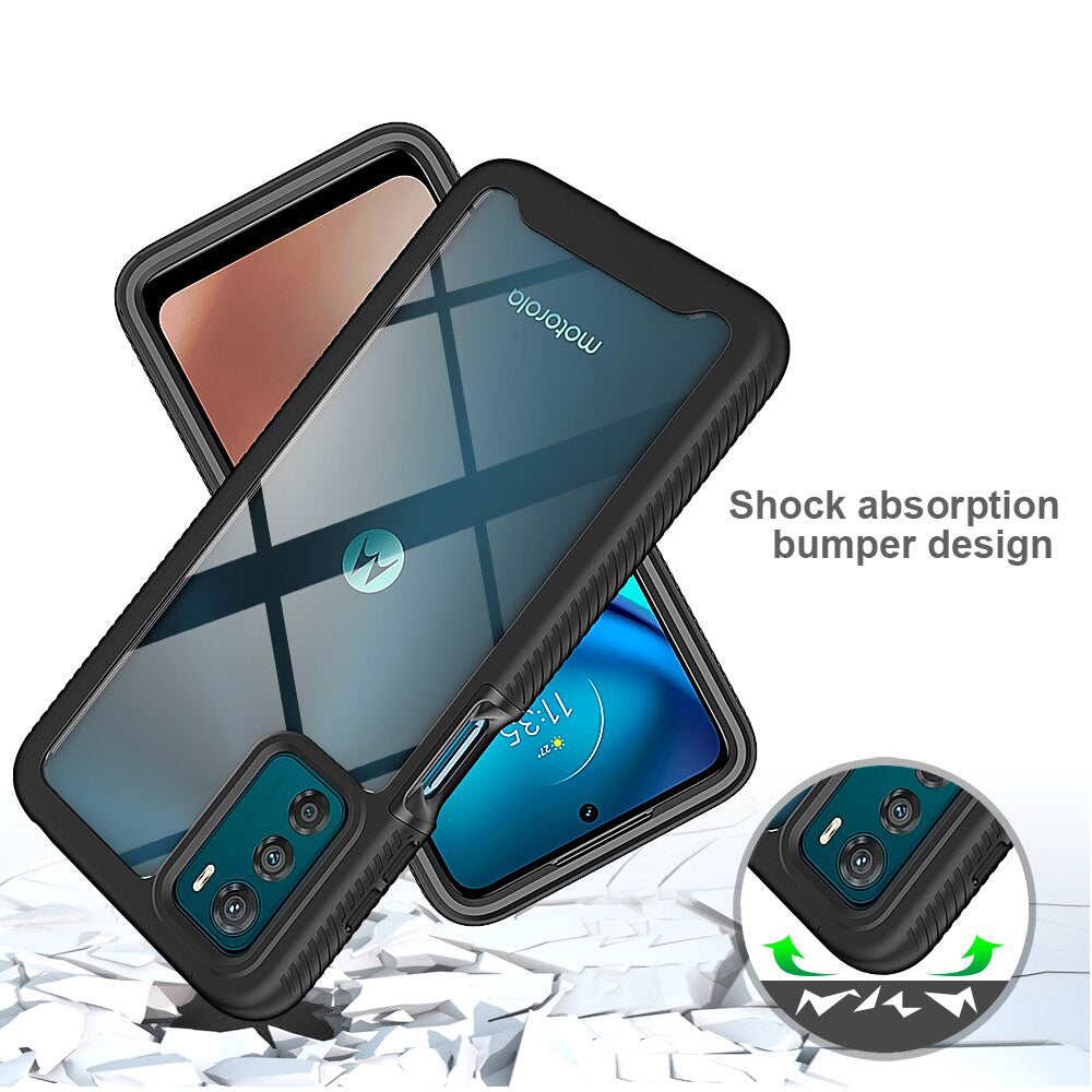 Deksel for Motorola Moto G42, Techsuit, Defense360 Pro, Svart
