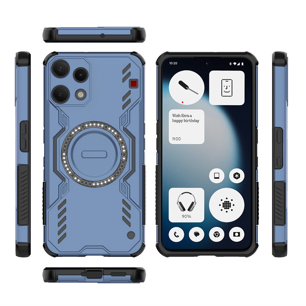 MagSafe-deksel for Nothing Phone (3a) Lite, Techsuit, ArmorMag, Blå