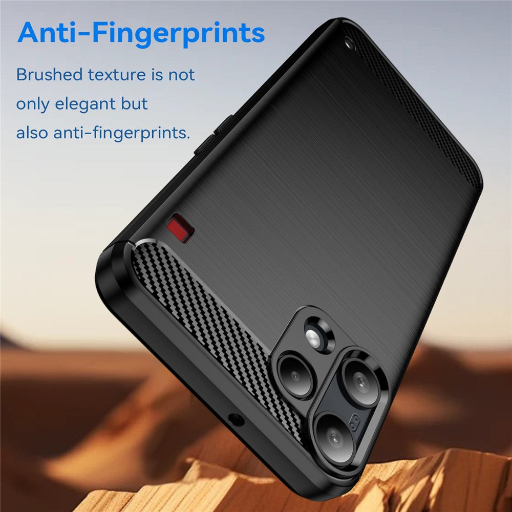 Deksel for Nothing Phone (3a) Lite, Techsuit, Karbon, Svart