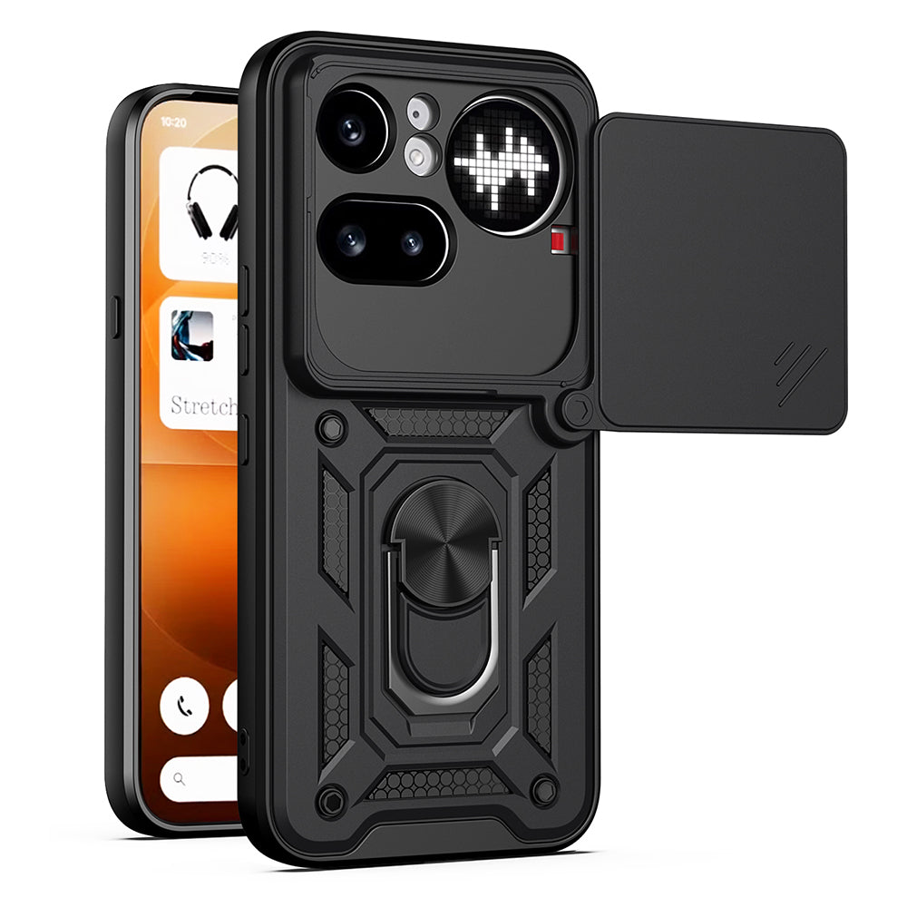 Deksel for Nothing Phone (4a) Pro, Techsuit, CamShield, Svart