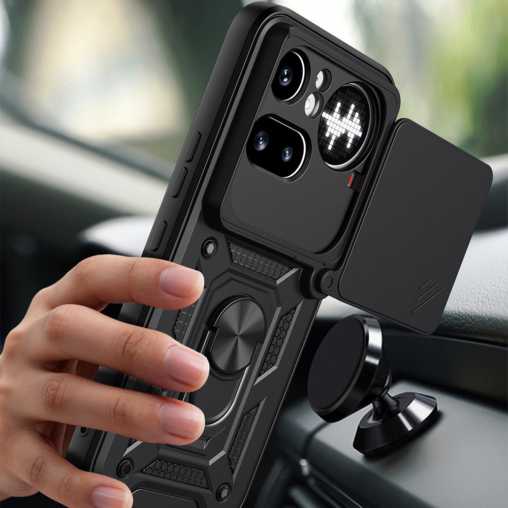 Deksel for Nothing Phone (4a) Pro, Techsuit, CamShield, Svart
