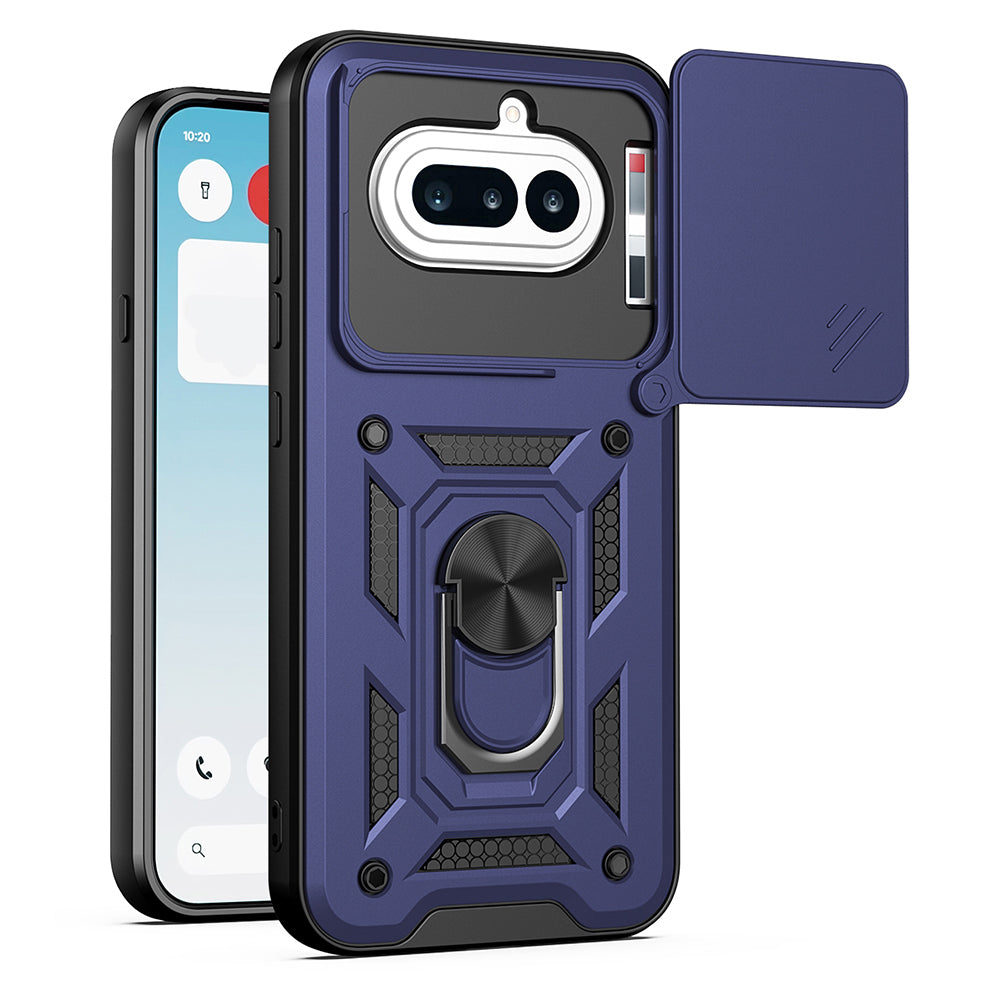 Deksel for Nothing Phone (4a), Techsuit, CamShield, Blå