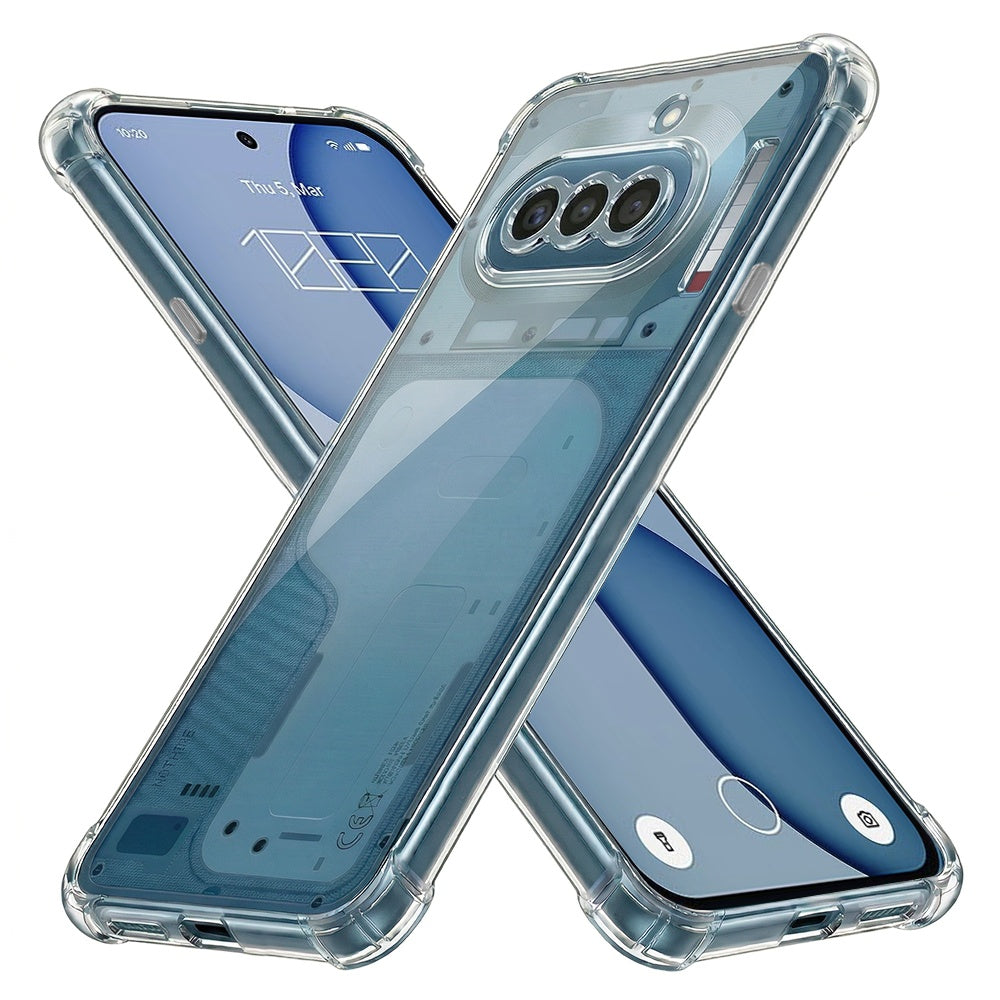 Deksel for Nothing Phone (4a), Techsuit, Shockproof Clear, Gjennomsiktig